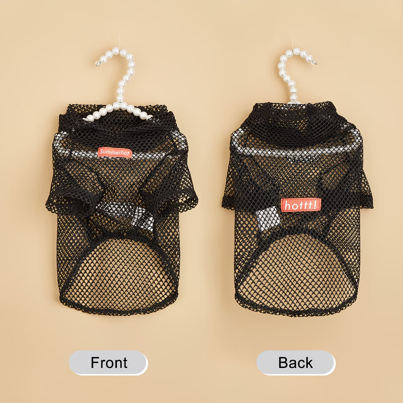 Sudadera tipo pull-over de malla para perros y gatos pequeños y medianos