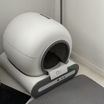 Arenero inteligente autolimpiador, control remoto WIFI con alfombrilla y bolsas de basura