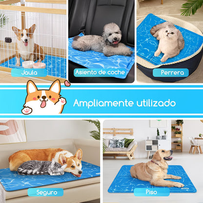 Tallas disponibles de la alfombrilla refrescante Nobleza: 65x50cm y 90x50cm