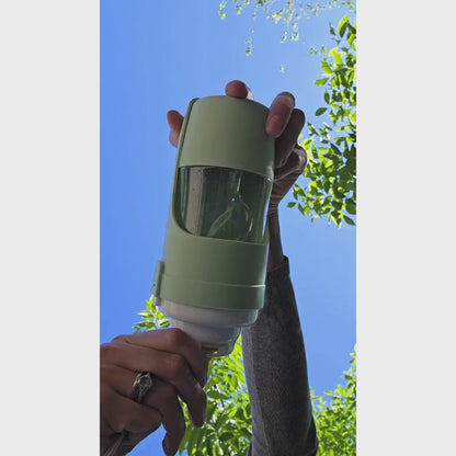 Botella Portátil 2 en 1 para Mascotas - Agua y Pienso